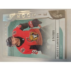 2019-20 Artifacts Hockey RED201 Scott Sabourin Ottawa Senators Rookie Redemption 574/999